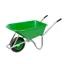 Carrimore 120L Stable Barrow with Puncture Proof Wheel Green